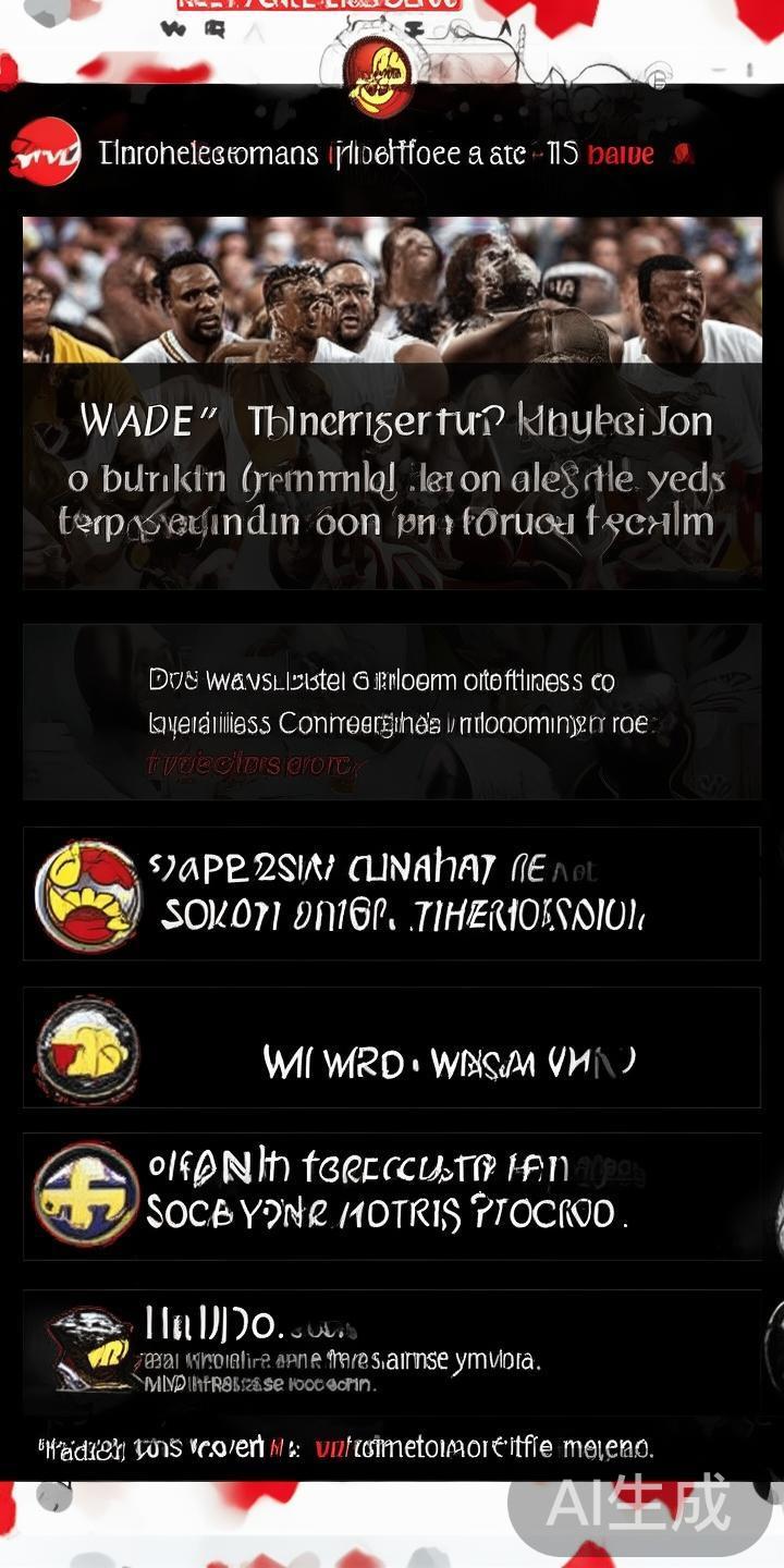 虎扑以其活跃的球迷文化闻名，于韦德相关的帖子中，评